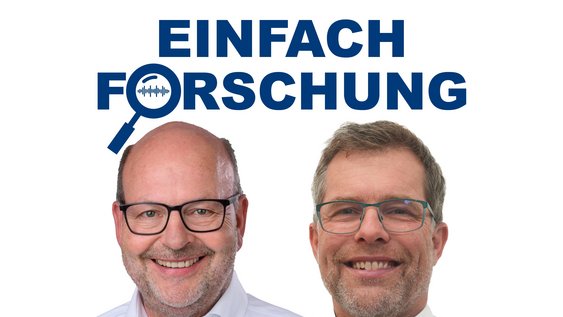 Prof. Dr. Kai Litschen zu Gast im "Einfach Forschung"-Podcast - gehostet von Prof. Dr. Heinz-Dieter Quack.