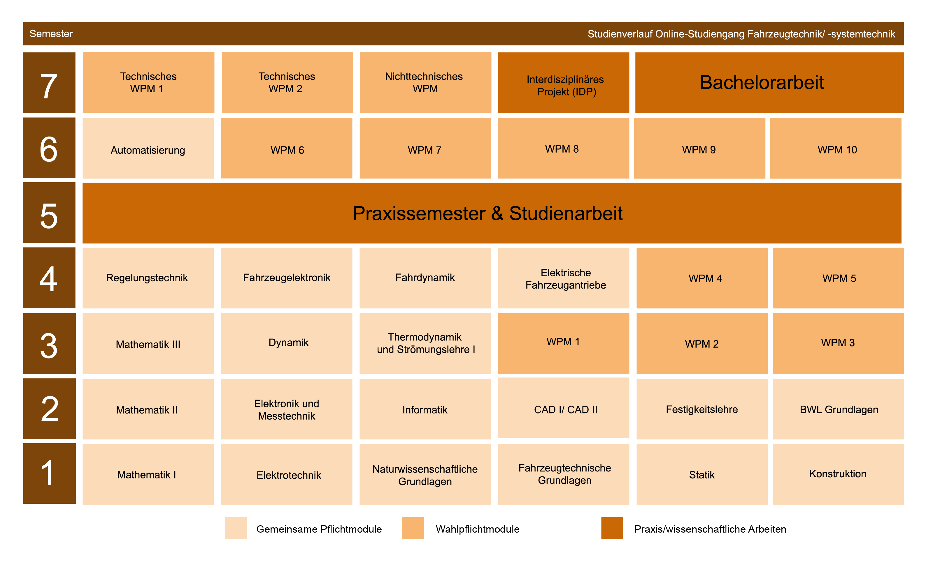 Module Onlinestudiengang