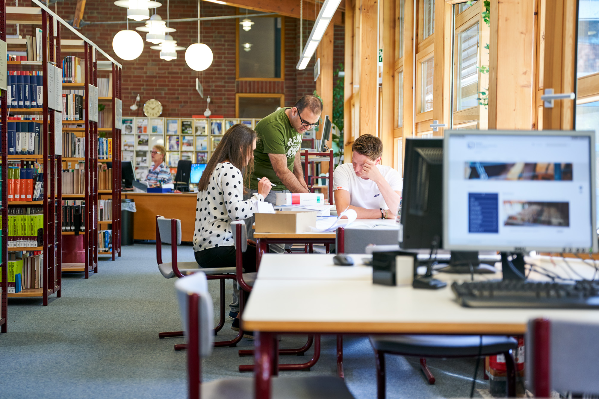 Lernen in der Bibliothek