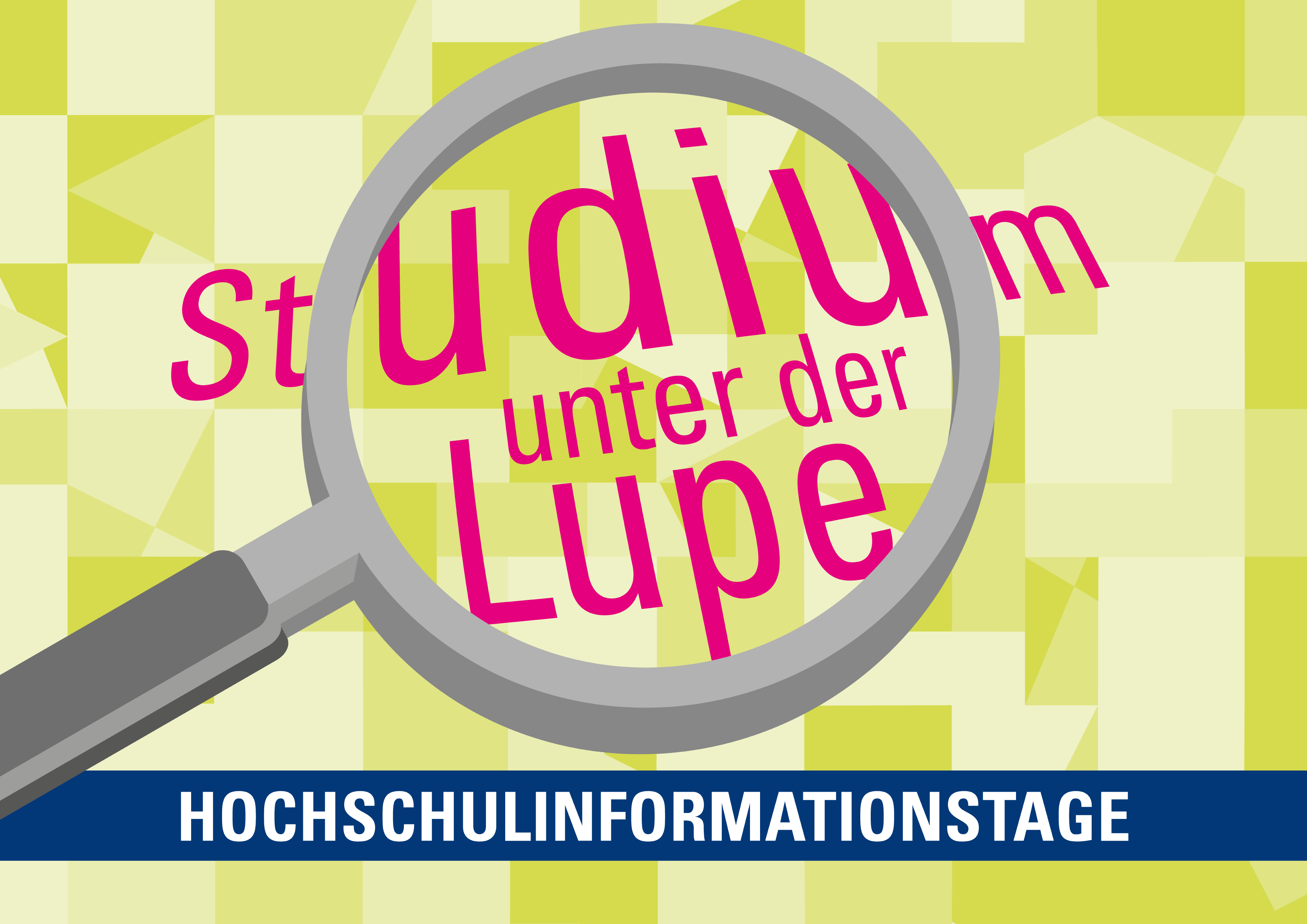 Link zum Programm "Studium unter der Lupe 2023"