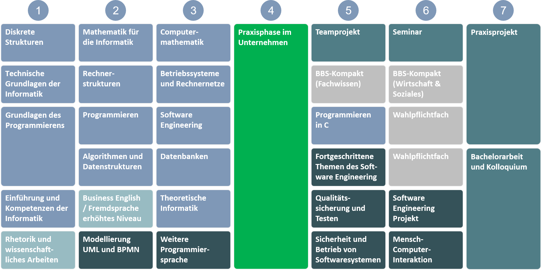 Studienablaufplan_Software_Engineering_im Praxisverbund_Praxisphase_in_Semester_4