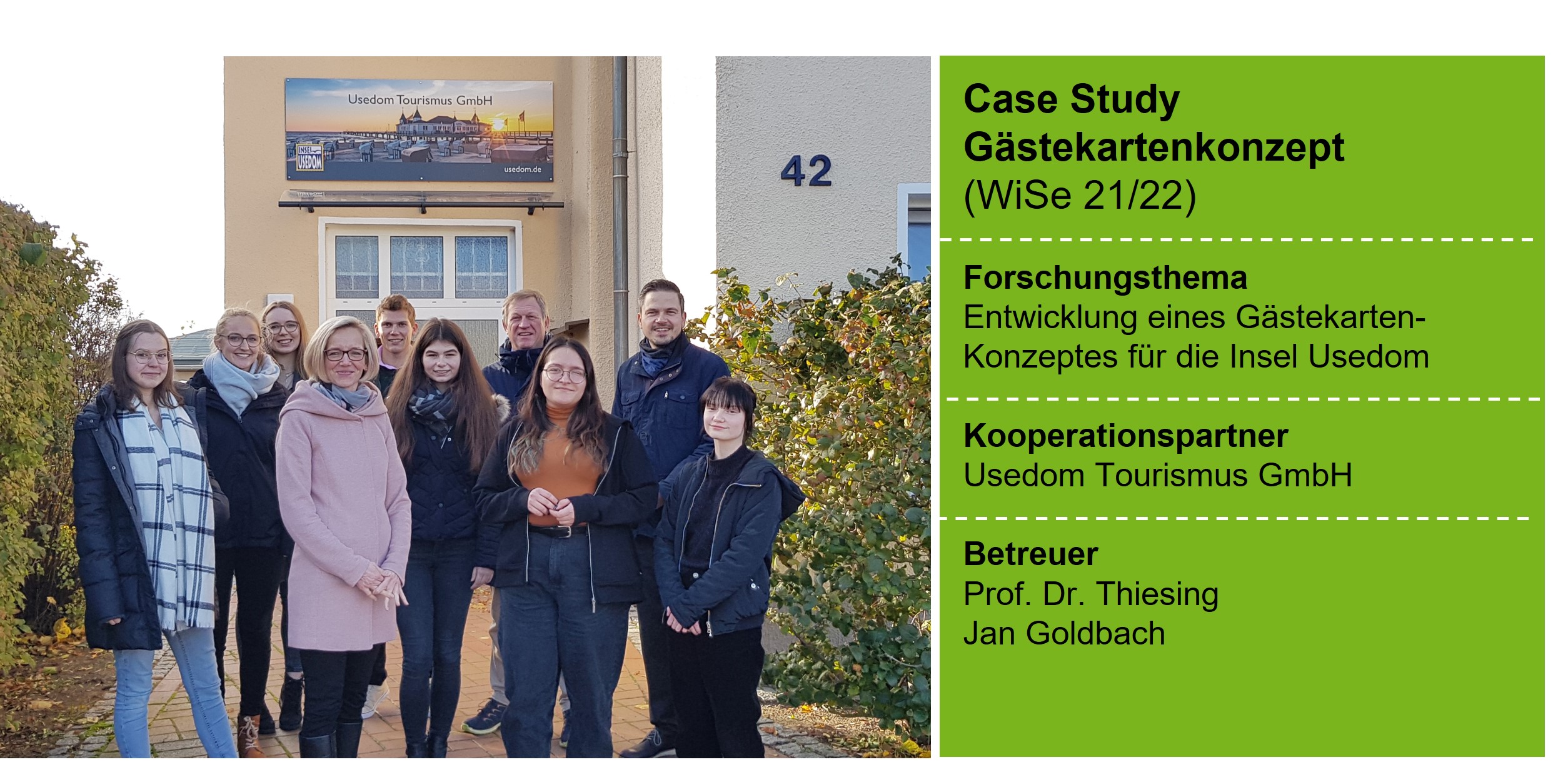 Ostfalia Studiengang Tourismusmanagement - Case Study Gästekartenkonzept auf Usedom 