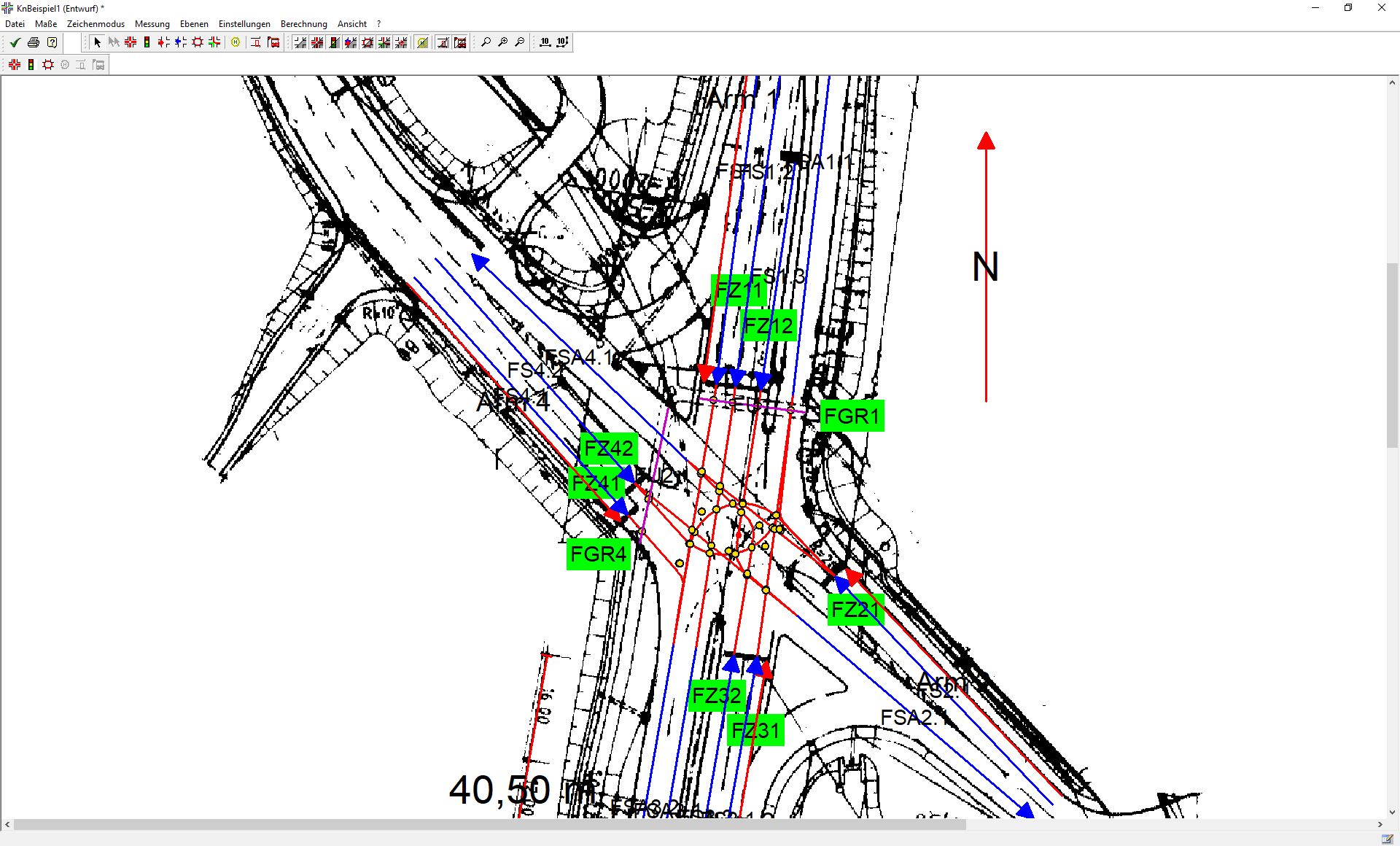 Lageplan SiTRAFFIC