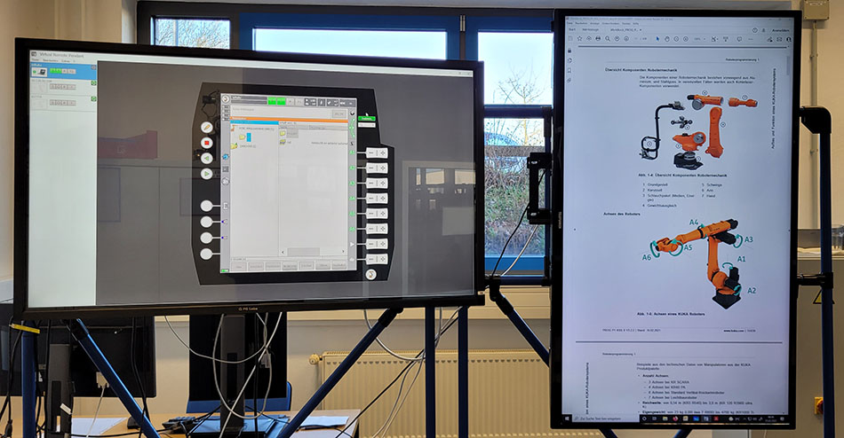 KUKA-College 2022 Werkzeugvermessung