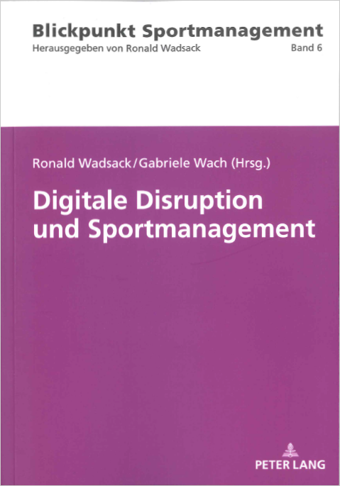Cover Digitalie Disruption und Sportmangement
