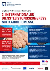 Plakat zweiter Dienstleistungskongress