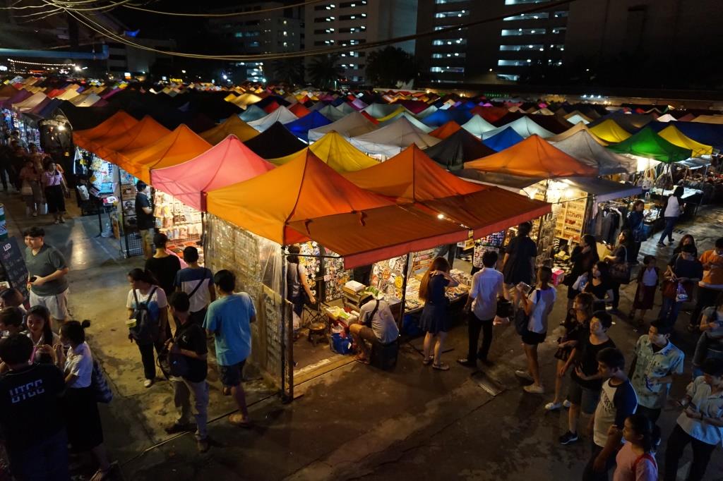 Bangkok-Nachtmarkt