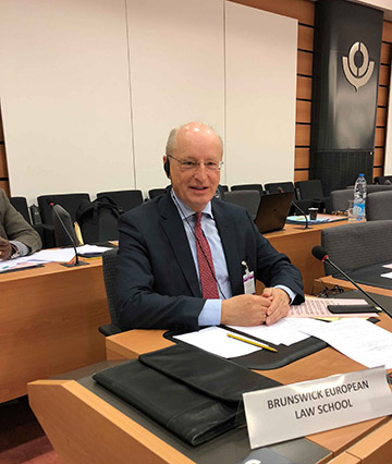 Prof. Dr. Rogmann bei der WCO in Brüssel