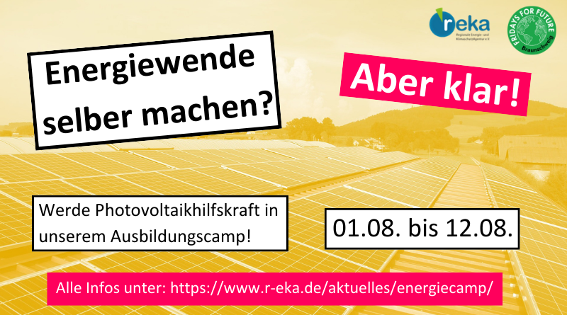 Ausbildungscamp für Photovoltaikhilfskräfte