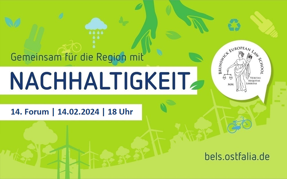 14. Forum Nachhaltigkeit am 14.02.2024 um 18 Uhr