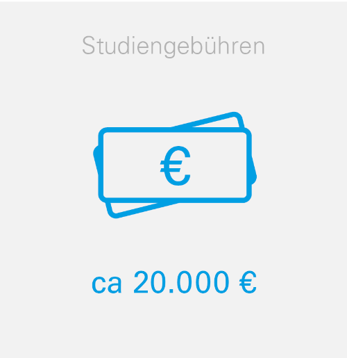 Studiengebühren (ca. 20.000 €)