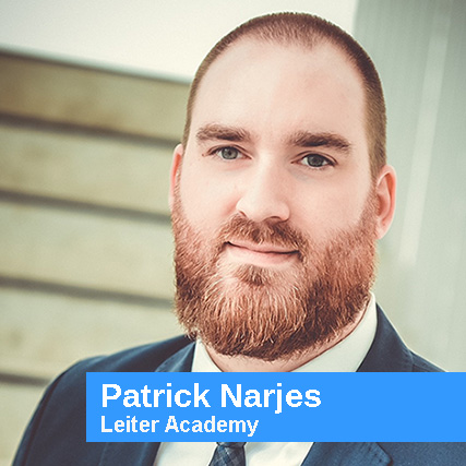 Patrick Narjes, Leiter Academy