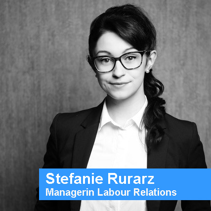Stefanie Rurarz, Managerin Labour Relations