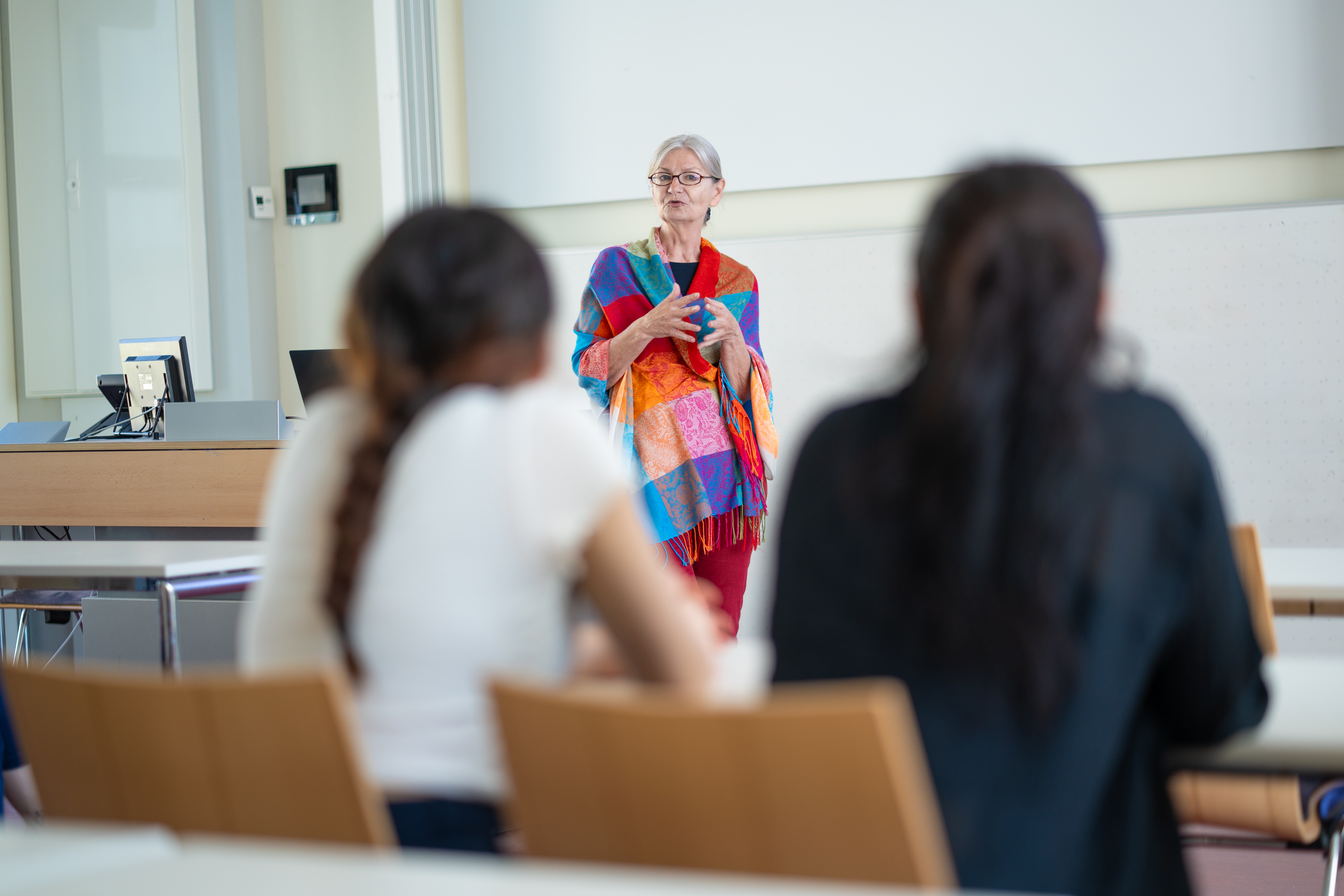 Christine Jahn gibt eine Übersicht über die Hochschule und das Studium