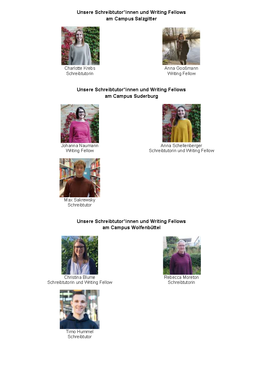 Unsere Schreibtutorinnen cms