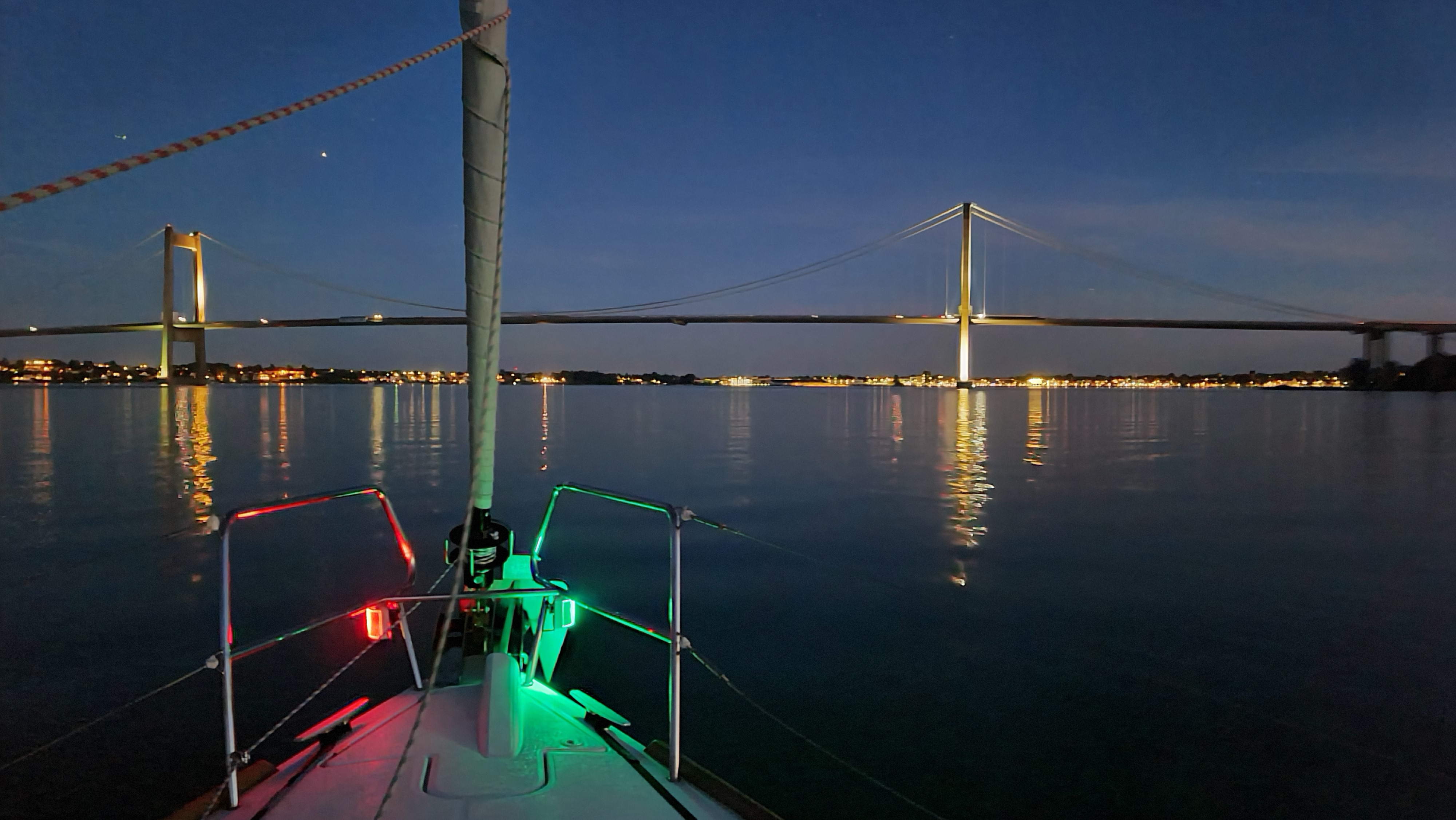 Die Brücke über den Kleinen Belt bei Middelfahrt