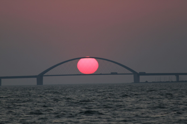 sonennuntergang fehmarn