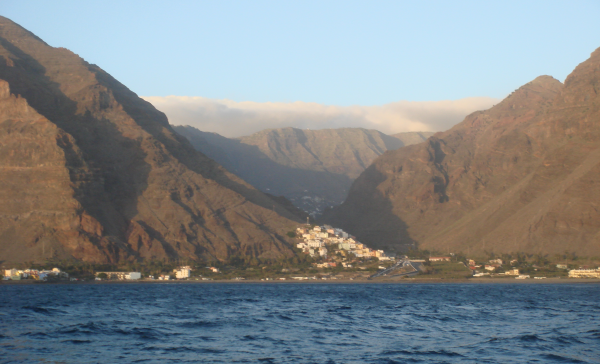 Abendansteuerung Valle Gran Rey, La Gomera