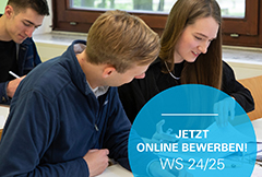 JETZT ONLINE BEWERBEN WS 24/25