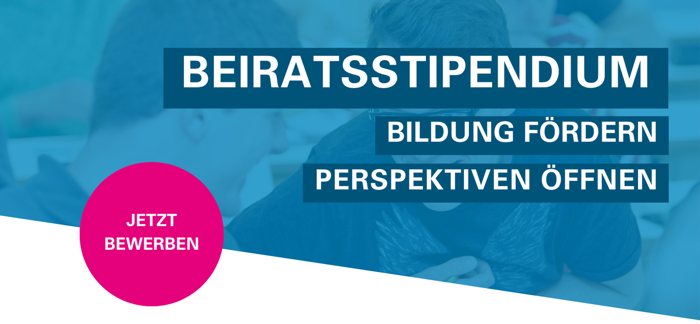 Bewirb dich jetzt für das Stipendium