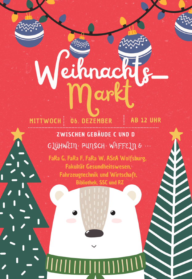 Weihnachtsmarkt 2023 Plakat