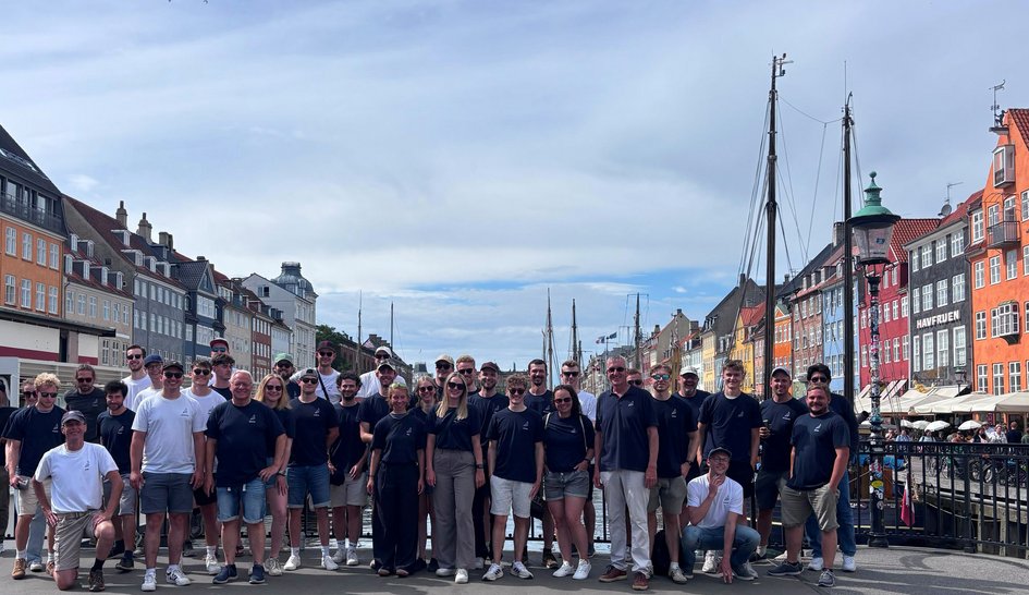 Segelgruppe mit 6 Yachten in Kopenhagen