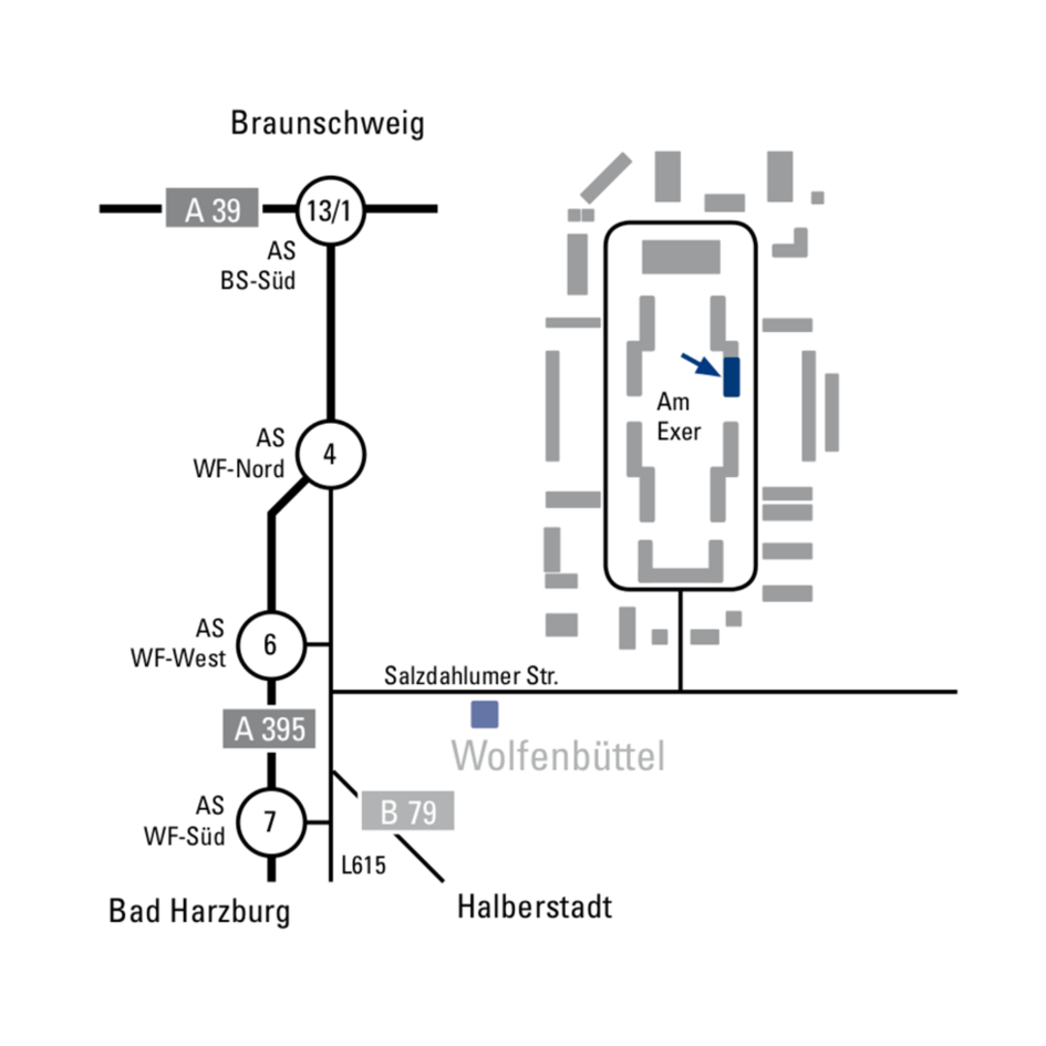 Anfahrt Am Exer 10d