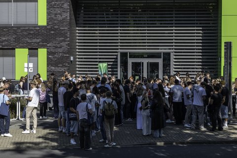 Erstsemesterbegrüßung der Ostfalia am Campus Salzgitter. (öffnet Vergrößerung des Bildes)
