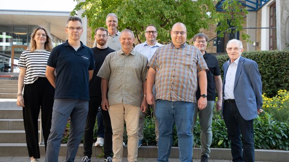 Gruppenbild der Arbeitsgruppe DVGW auf dem Campus Wolfenbüttel