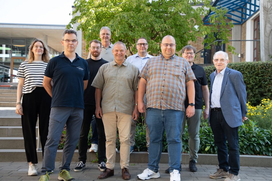 Gruppenbild der Arbeitsgruppe DVGW auf dem Campus Wolfenbüttel