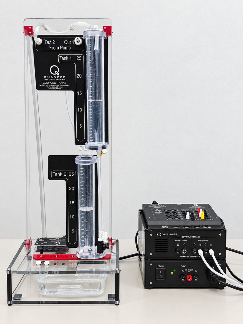 Quanser Coupled Tanks – gekoppeltes Tanksystem im Labor