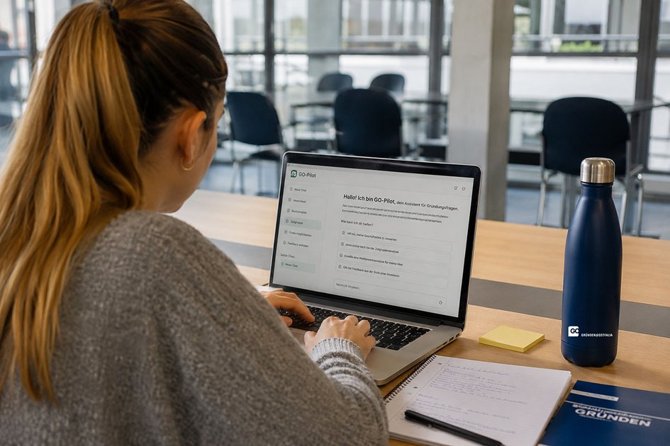 Studentin der Ostfalia Hochschule nutzt Go Pilot