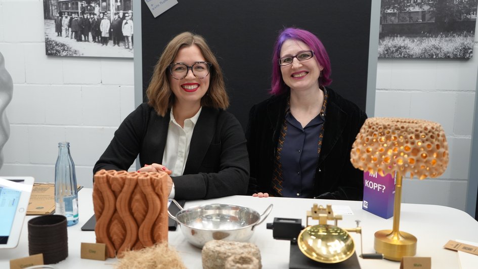 atie Pushkina (links) und Thea Maykl von WeNest Buildings