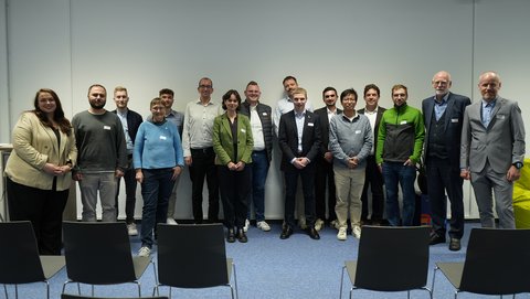 Treffen des Verbundprojektes GESAL am 5. November 2025 im Wissensort Wolfenbüttel (WOW). Prof. Dr.-Ing. Harald Bachem von der Ostfalia Hochschule leitet das Projekt. (öffnet Vergrößerung des Bildes)