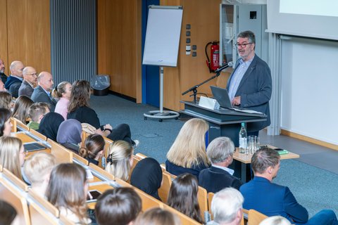 Erstsemesterbegrüßung der Ostfalia am Campus Salzgitter. (öffnet Vergrößerung des Bildes)