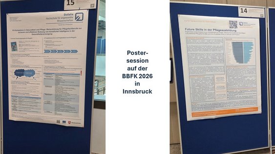 Poster, die auf der Konferenz in Innsbruck vorgestellt wurden