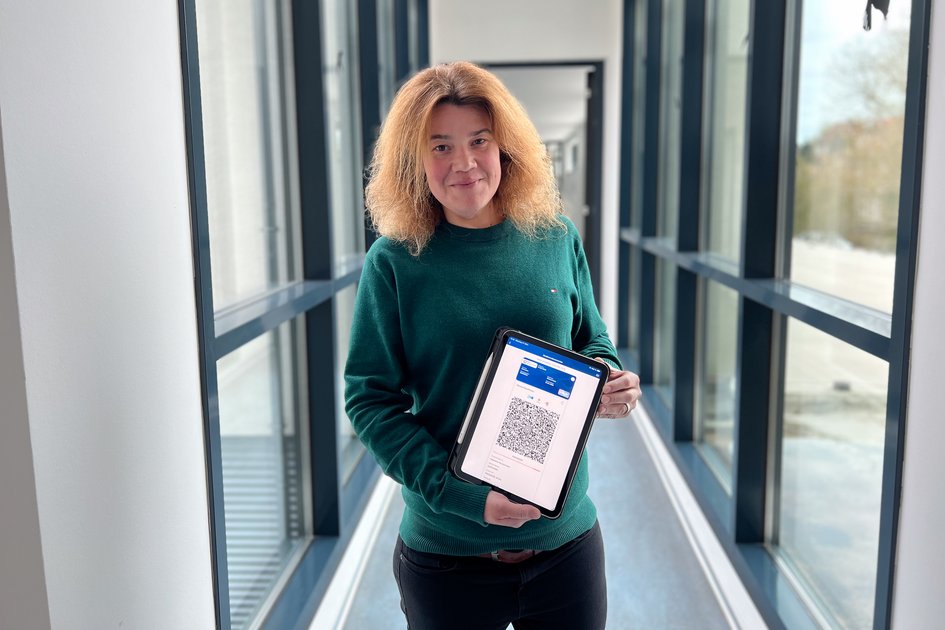 Digital Information Officer Sina Ciesielski.