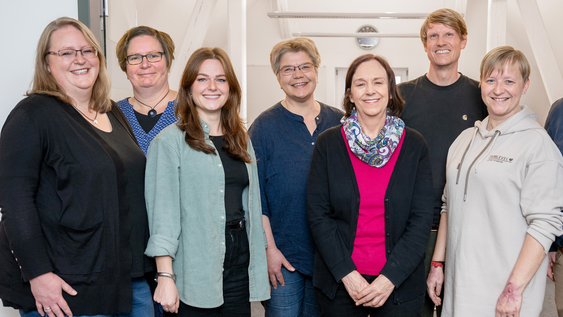 Gruppenfoto des Teams der Zentralen Studienberatung der Ostfalia. 