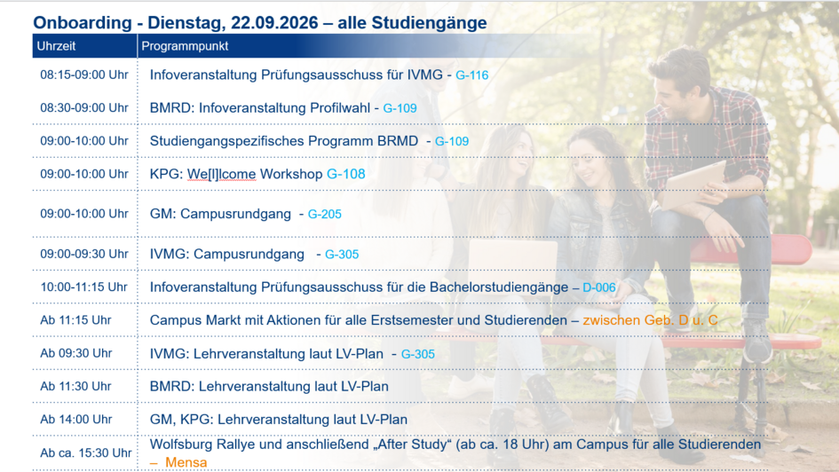 Programm Onboarding WS 2026/27 Tag 2