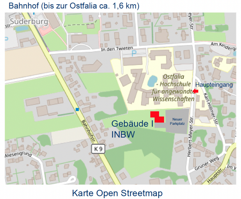 Anfahrtskizze zum INBW 