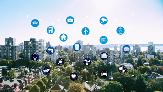 Fakultät Versorgungstechnik Campus Wolfenbüttel mit Smart City Visualisierung
