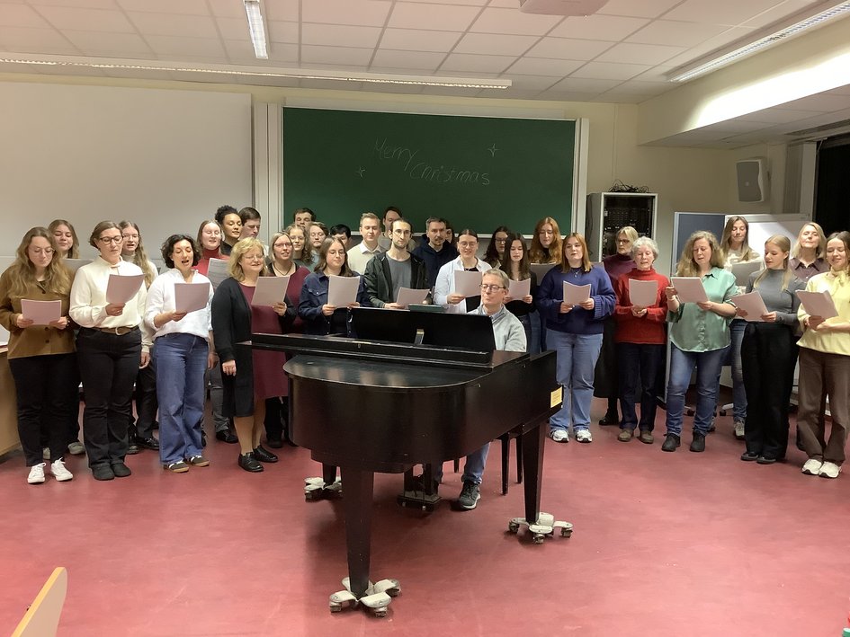 Ostfalia Chor bei den Proben