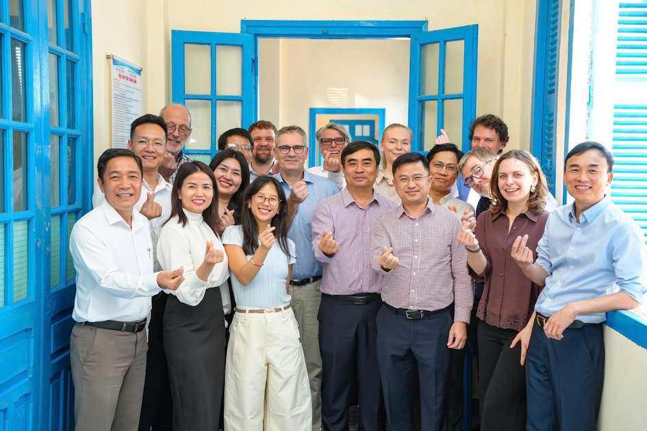 Gruppenfoto von mehreren Personen