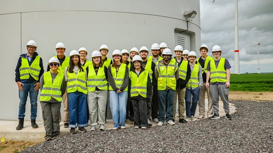 Participants of the International Summer School (ISU) at Ostfalia in Wolfenbüttel during one of the excursions