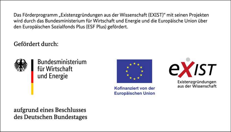 Das EXIST-Gründungsstipendium ist ein Förderprogramm des Bundesministeriums für Wirtschaft und Energie (BMWE) zur Unterstützung technologieorientierter und wissensbasierter Start-ups aus Hochschulen und Forschungseinrichtungen. 