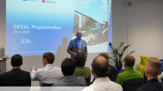 Treffen des Verbundprojektes GESAL am 5. November 2025 im Wissensort Wolfenbüttel (WOW). Prof. Dr.-Ing. Harald Bachem von der Ostfalia Hochschule leitet das Projekt.