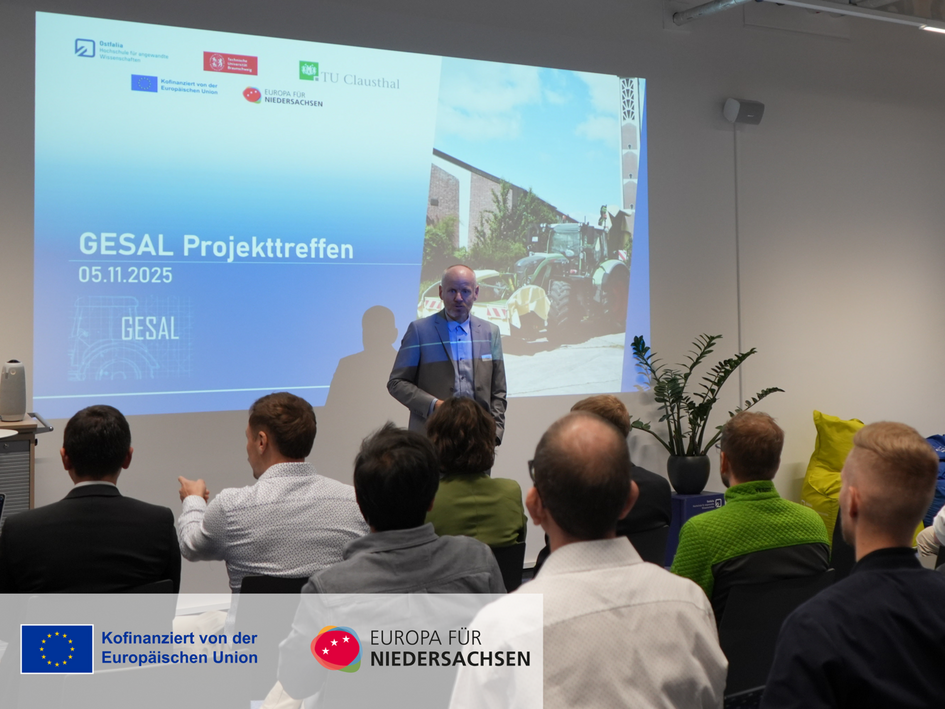 Treffen des Verbundprojektes GESAL am 5. November 2025 im Wissensort Wolfenbüttel (WOW). Prof. Dr.-Ing. Harald Bachem von der Ostfalia Hochschule leitet das Projekt.