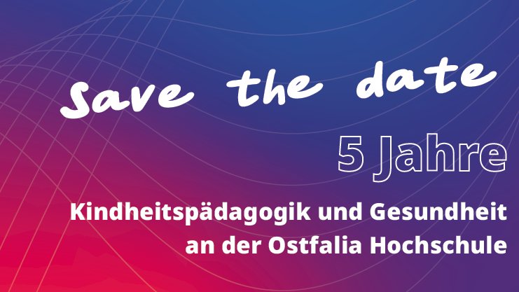 Save the date 5 Jahre Studiengang