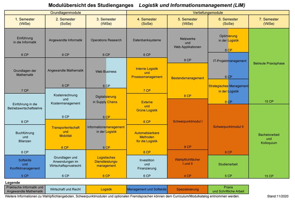 Studienverlauf LIM (öffnet Vergrößerung des Bildes)