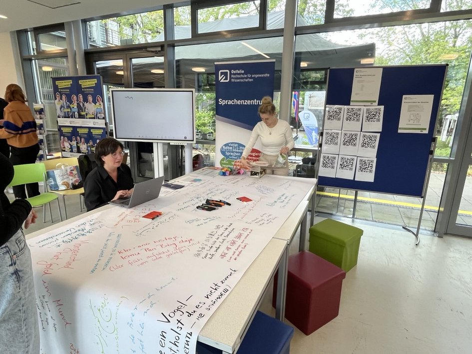 Stand beim Campustag